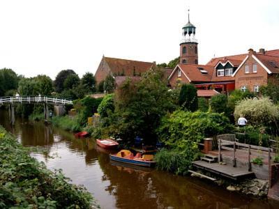 Ferienwohnung Haus Schwalbennest Og Ditzum Exterior foto